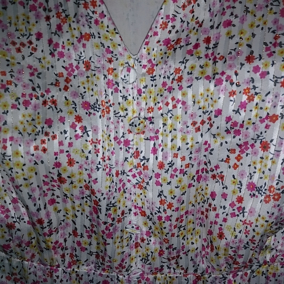 J.Crew 2 XS Floral Midi Maxi Dress Button Down Front Pink Yellow NWOT - Picture 12 of 12